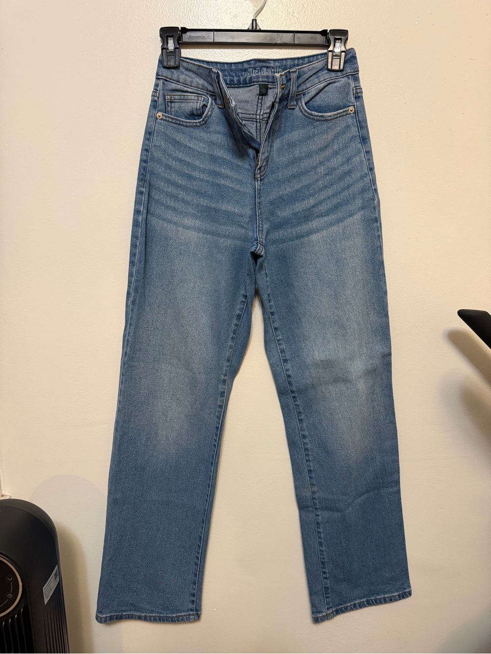 wild fable Light Blue Straight Leg Women's Jeans